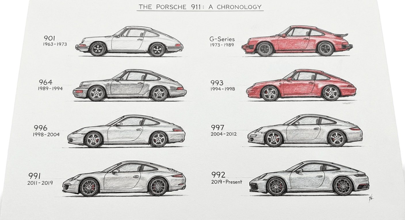 Porsche 911 chronology